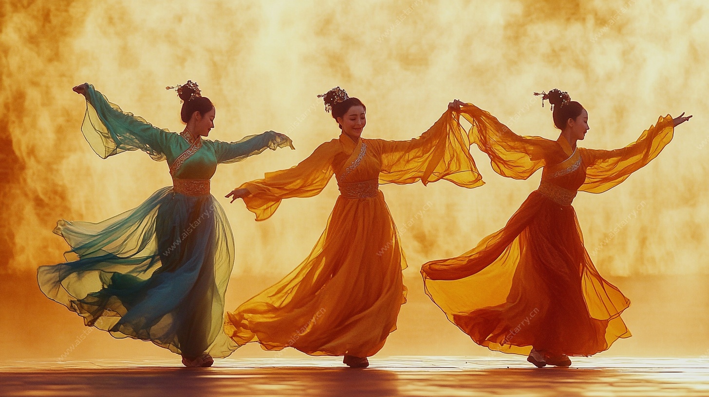 古典舞女轻盈起舞