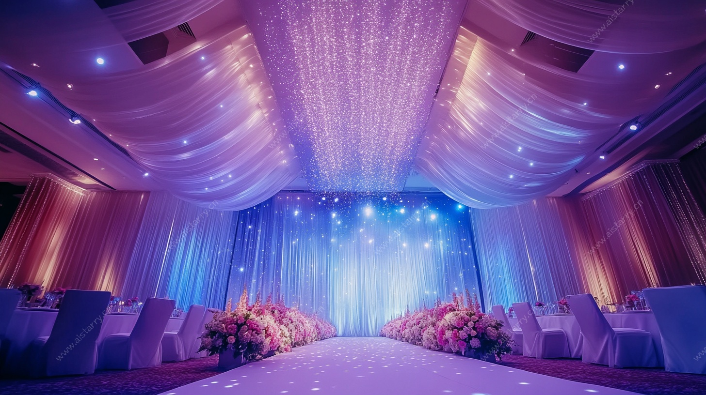 梦幻浪漫婚礼场地布置