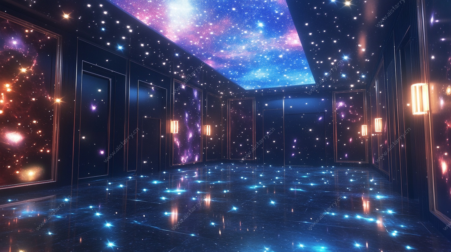 梦幻星空室内场景