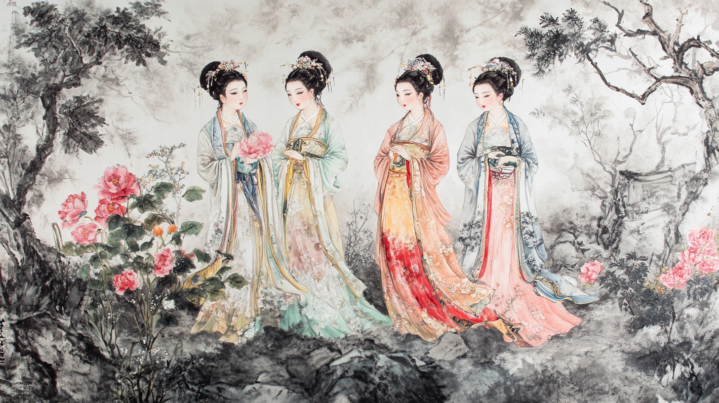 古典四美人图