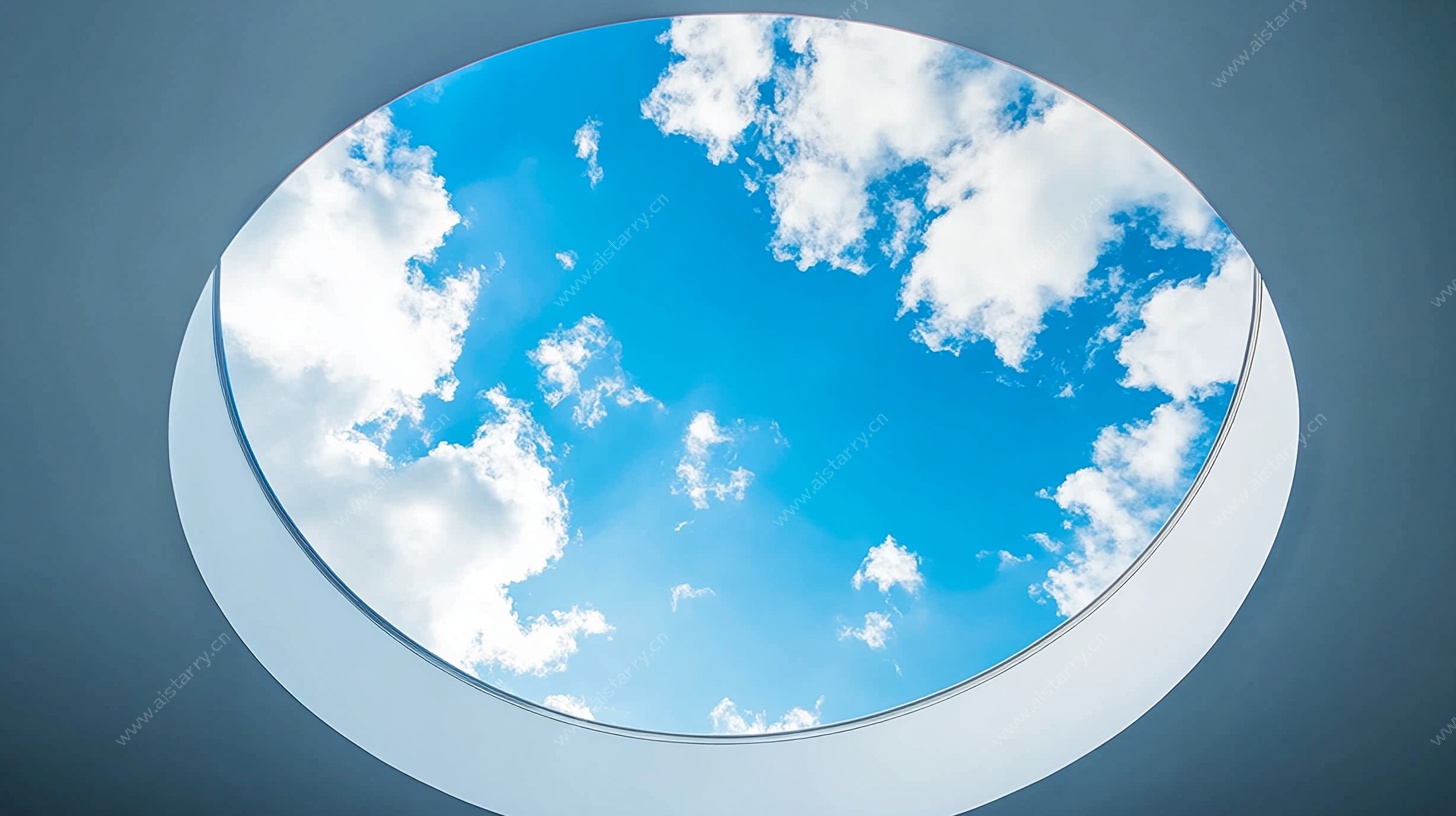 圆形天空景观