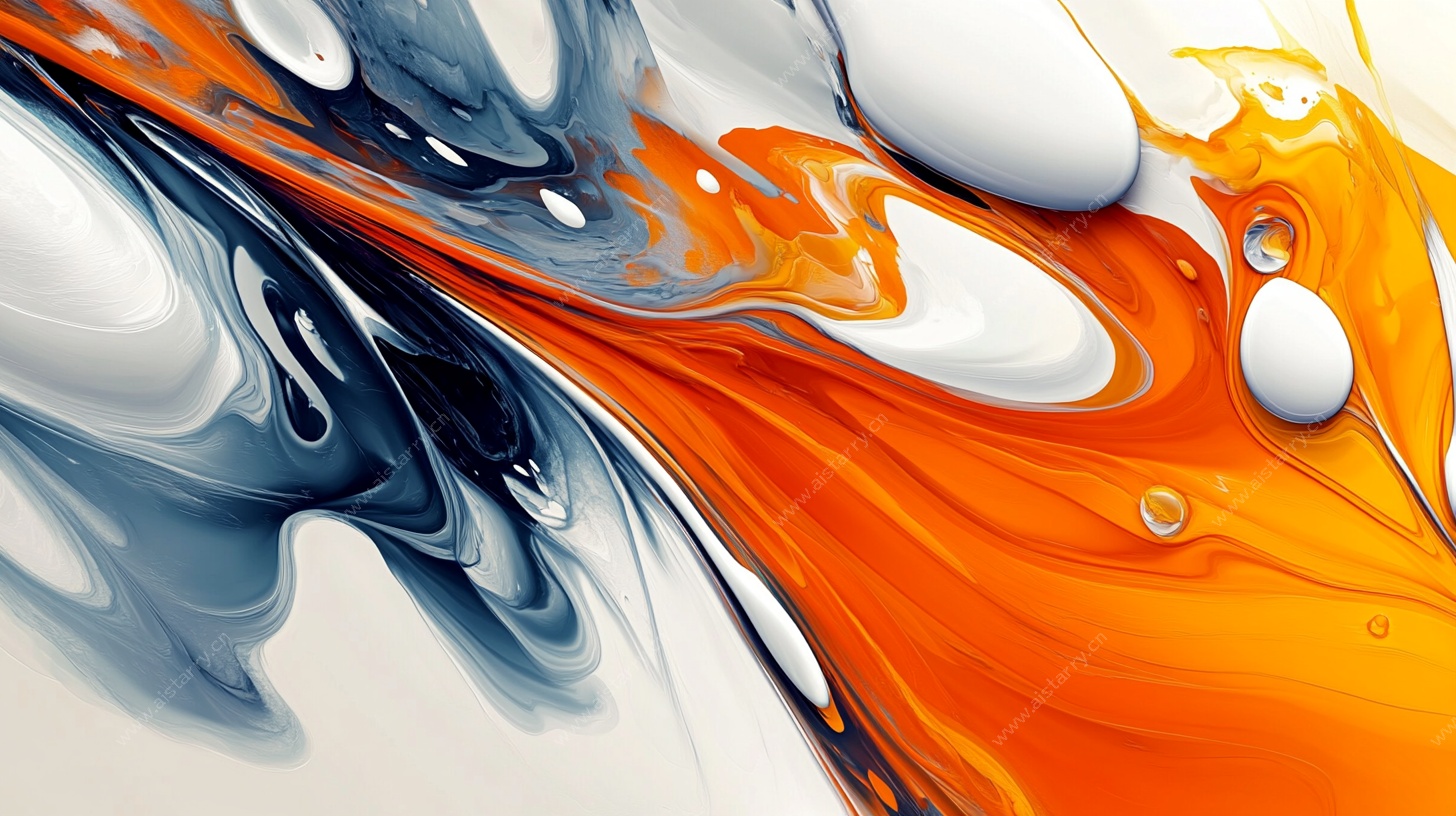 流体艺术抽象色彩图案