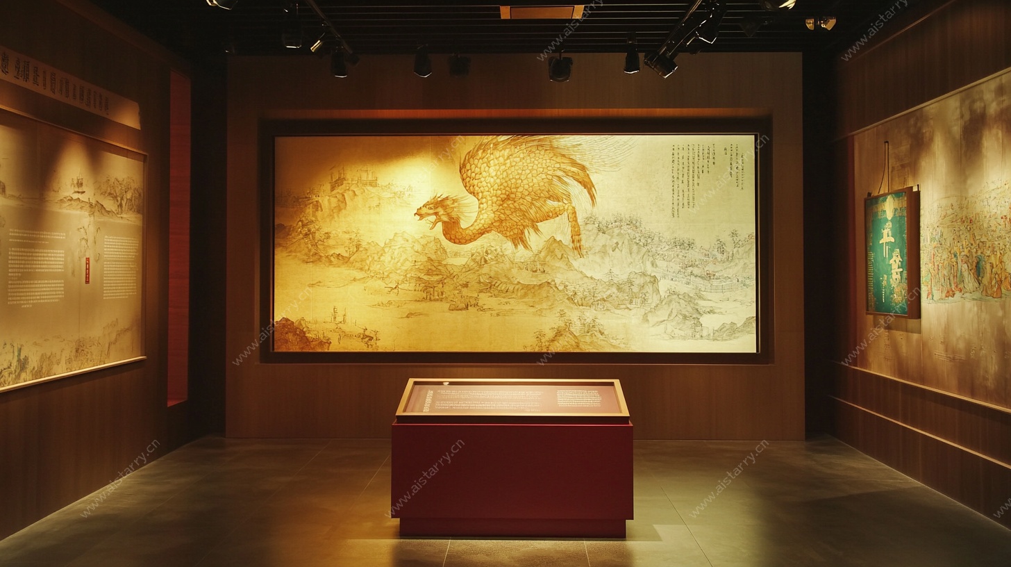 中式博物馆展厅艺术陈列