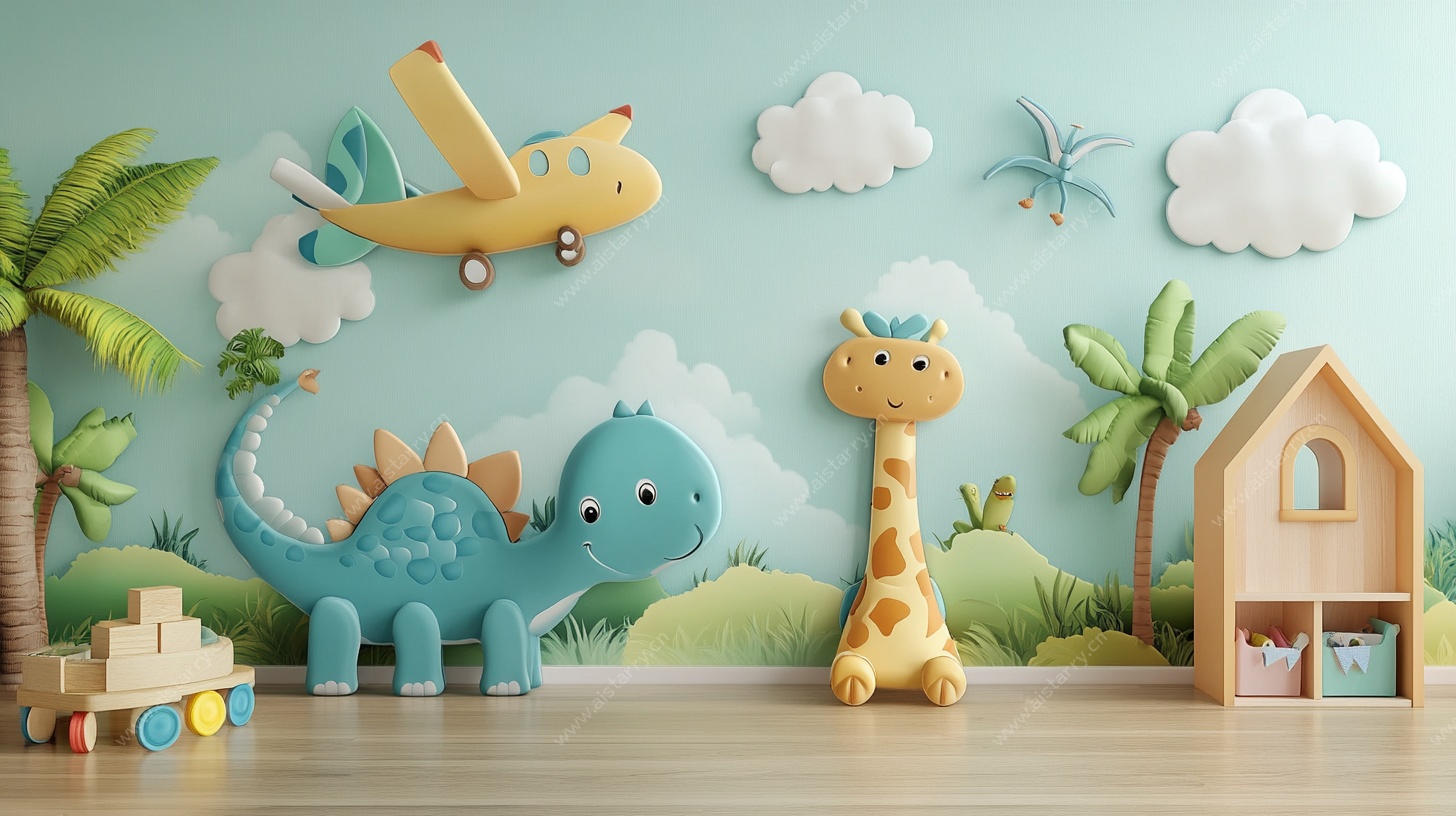 童趣儿童房装饰场景