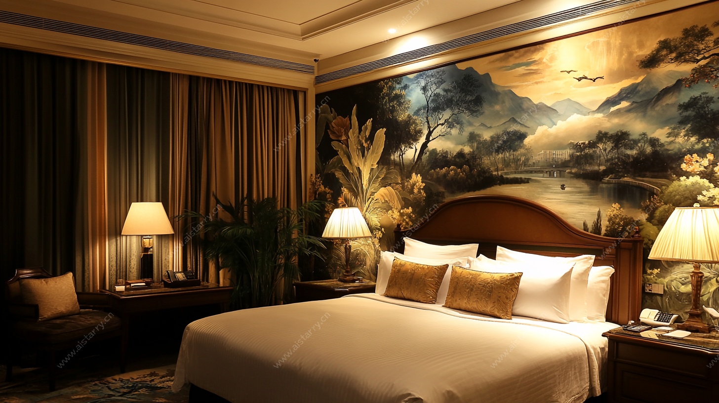 中式典雅风豪华卧室