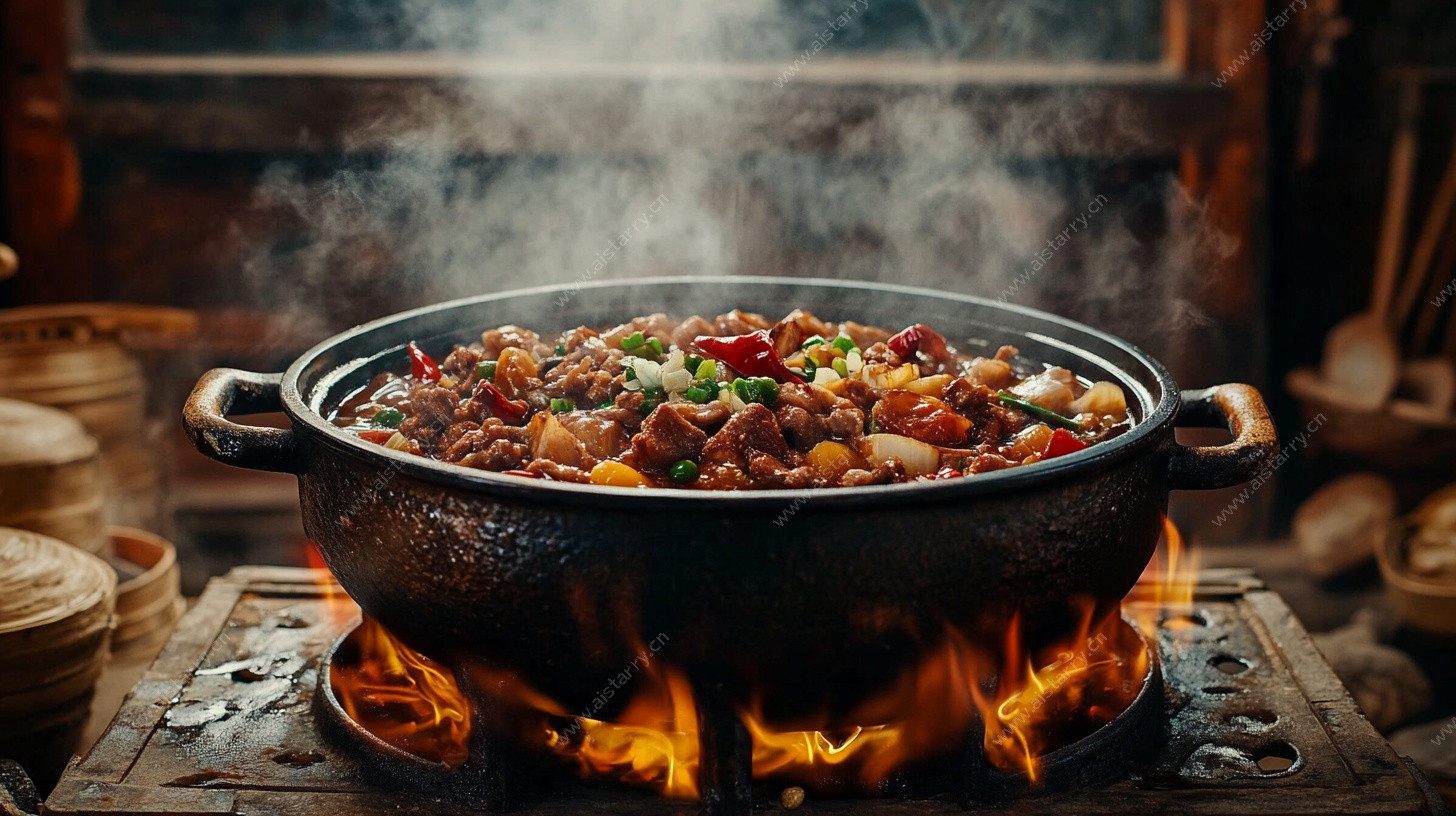 土灶大锅美味佳肴