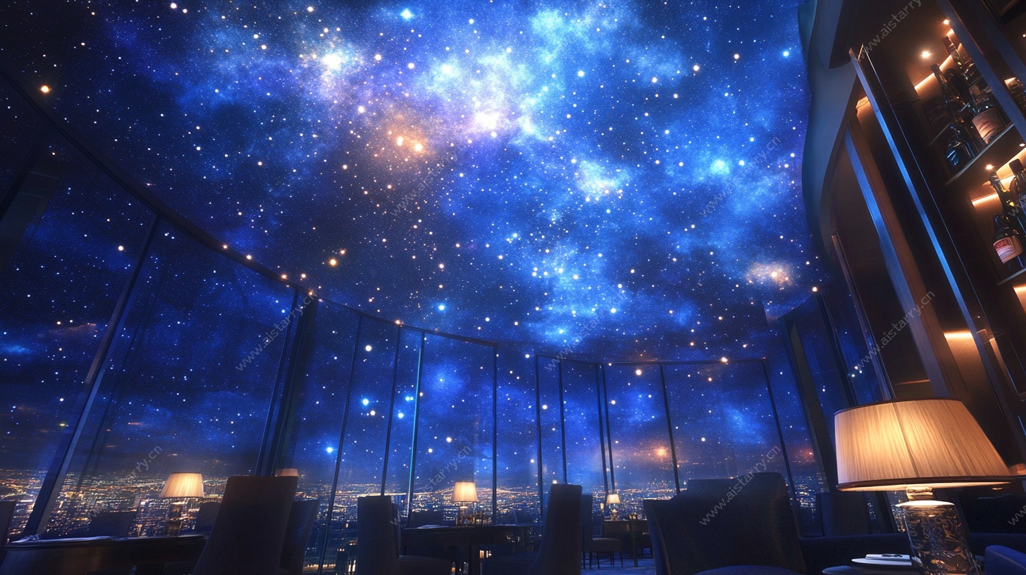 梦幻星空室内场景图