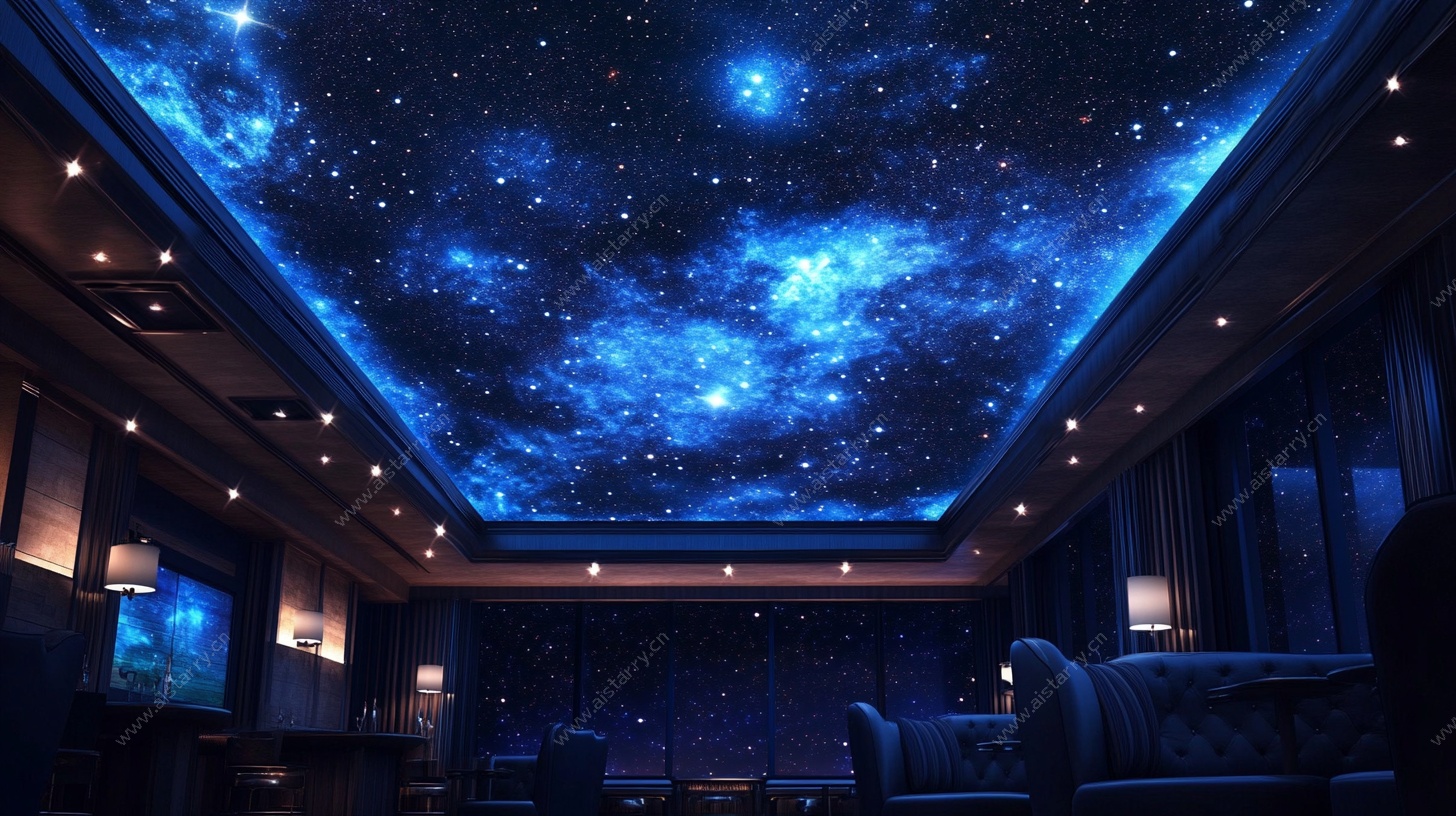 星空主题家庭影院天花板