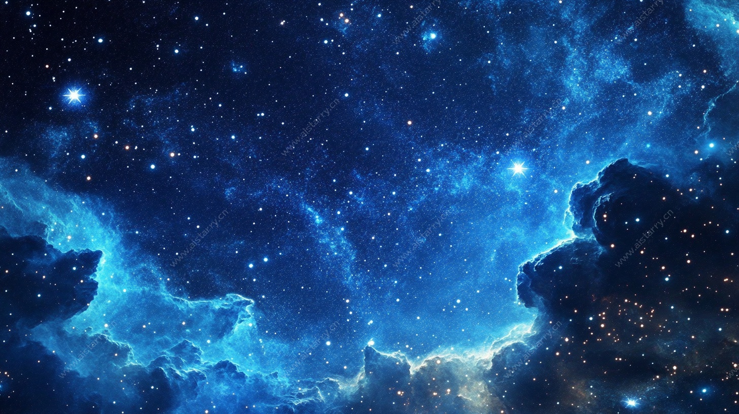 梦幻星空宇宙夜景图