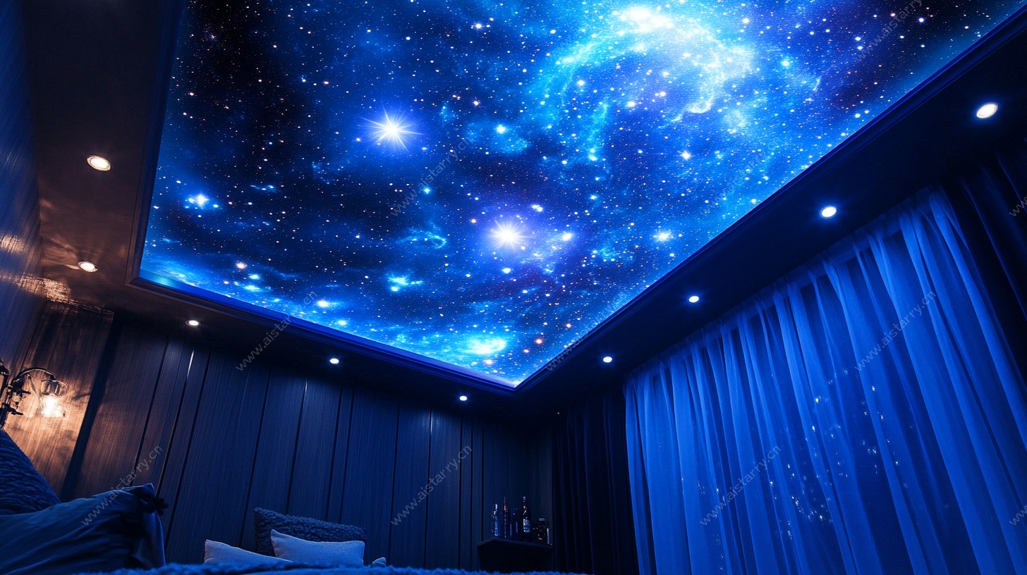 星空主题卧室天花板