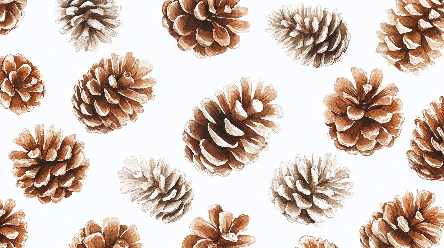 松果图案背景图