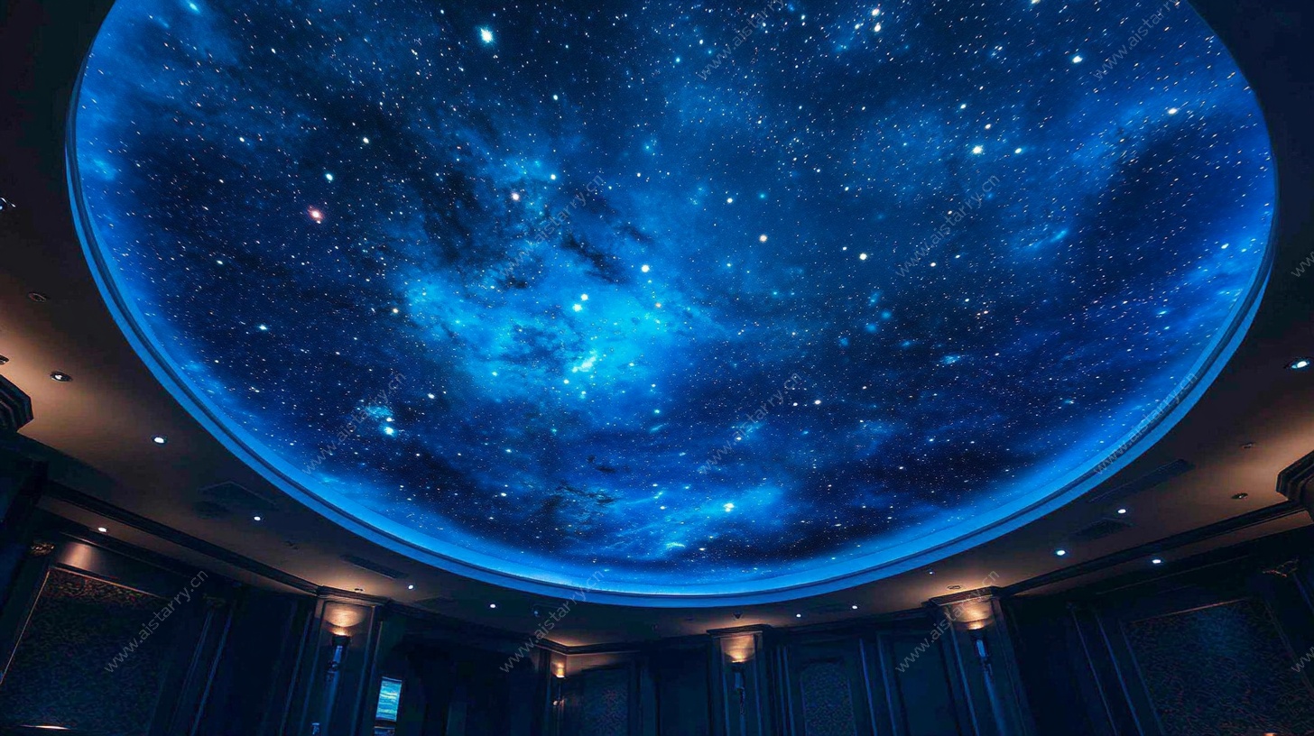 星空主题圆形天花板