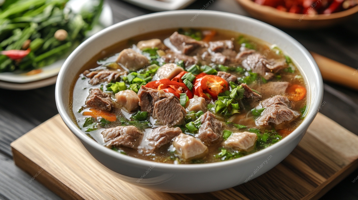 美味牛肉汤 鲜香诱人