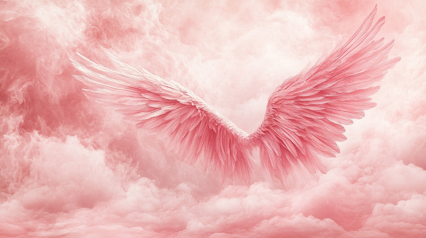 梦幻粉色天使之翼