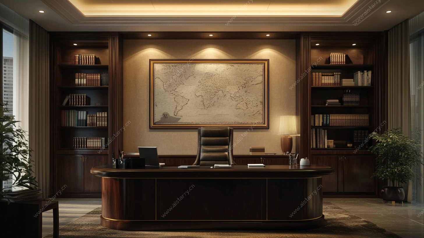 豪华大气的办公室场景