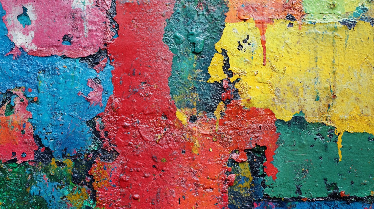 斑驳多彩墙面纹理