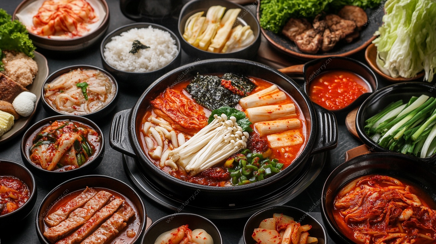 丰盛韩式美食大集合