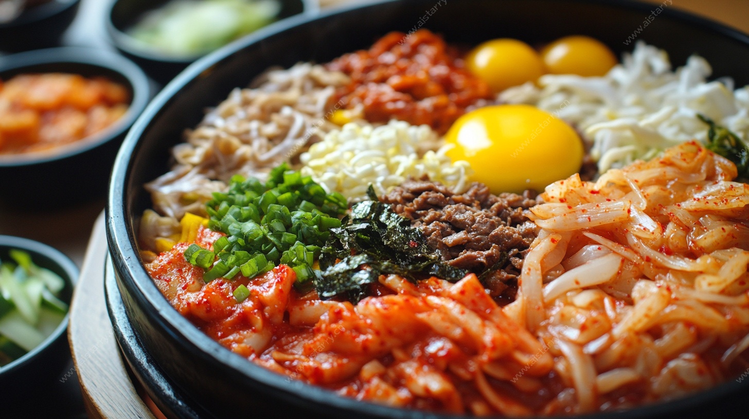 韩式美味石锅拌饭