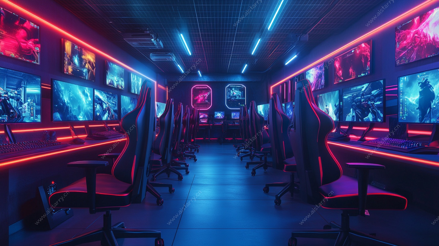 炫酷电竞室场景