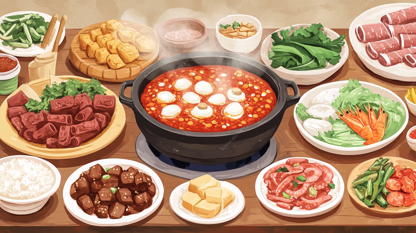 丰盛火锅食材大集合