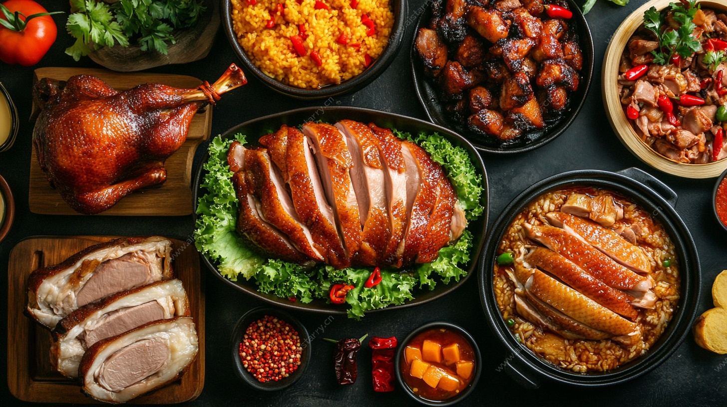 多样中式美食盛宴