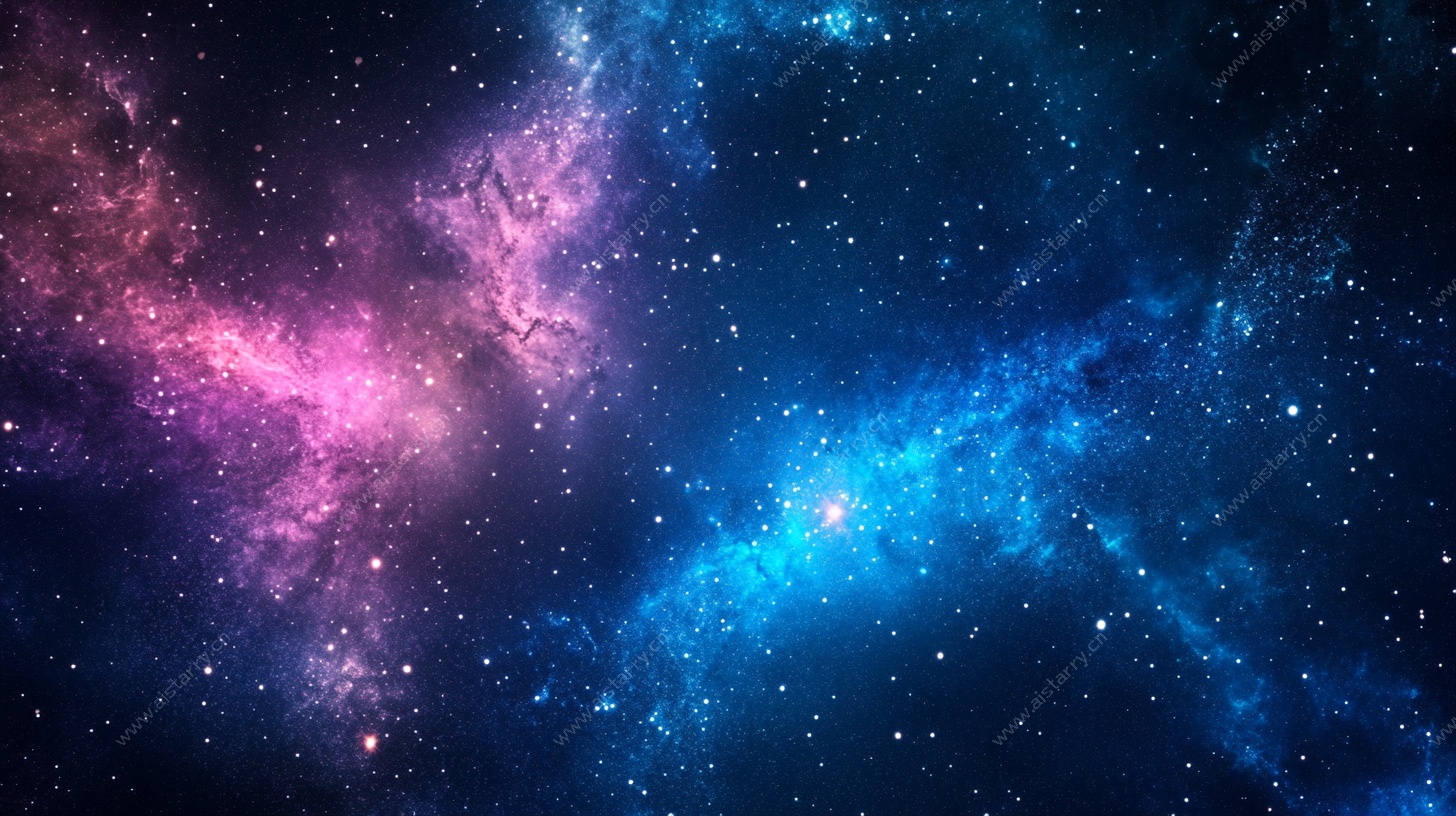 梦幻星云宇宙背景图
