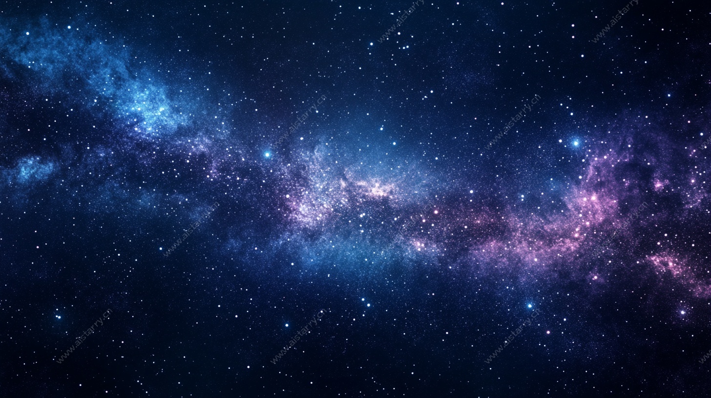 梦幻璀璨星空背景图