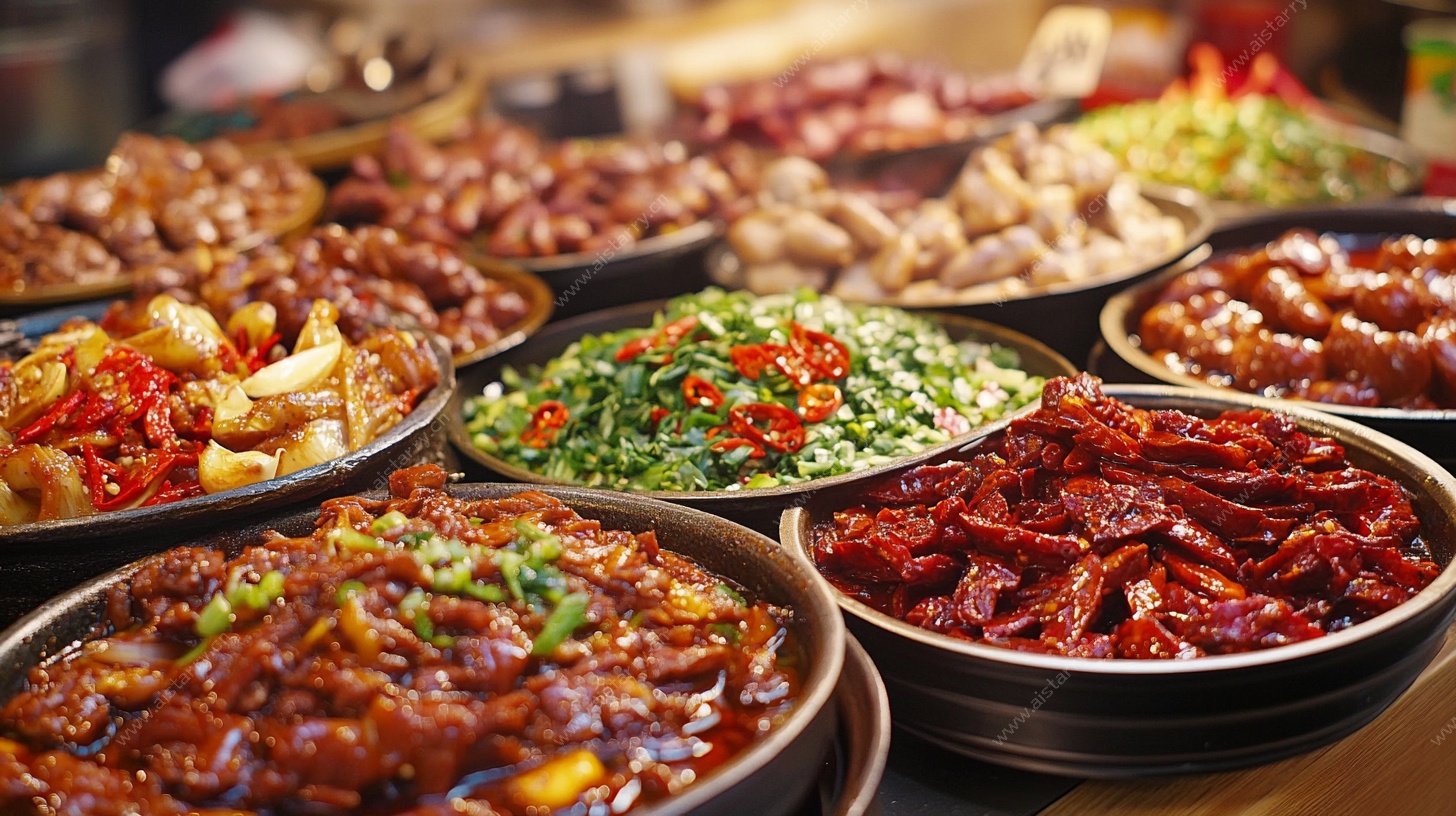 丰富多样的美味卤味菜肴