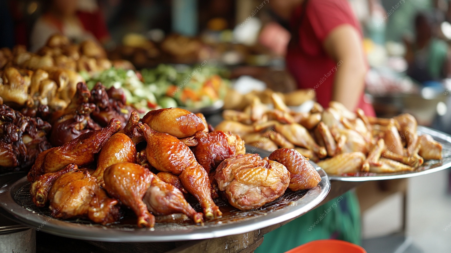 街边美味烤卤鸡大集合