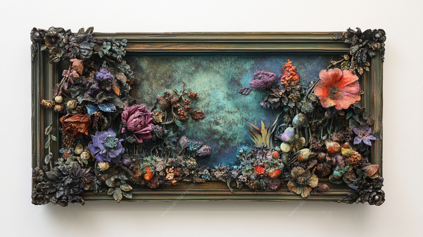 立体花卉装饰画框