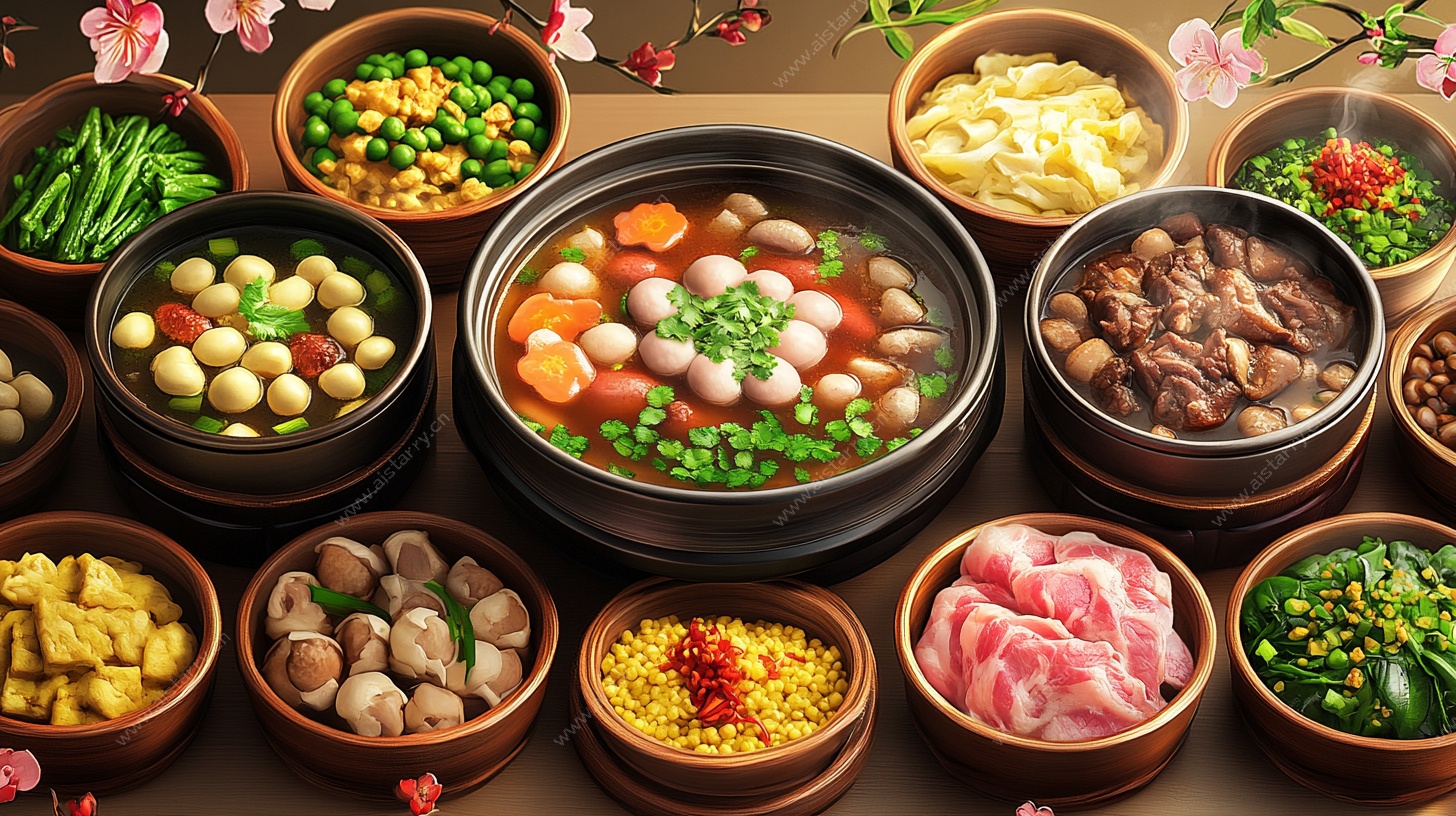 丰盛火锅食材大集合