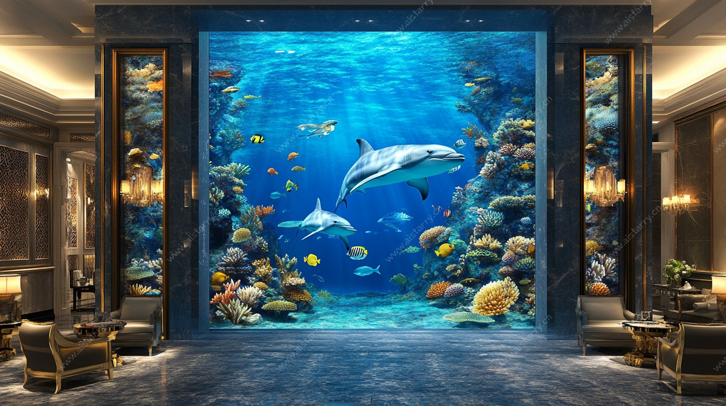 室内大型梦幻海底景观