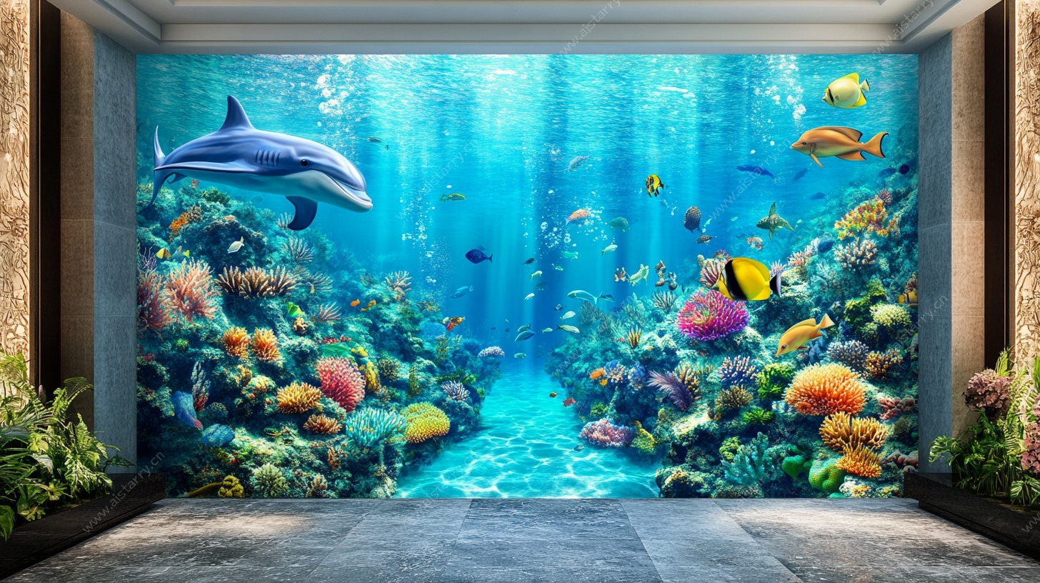 海底世界墙绘