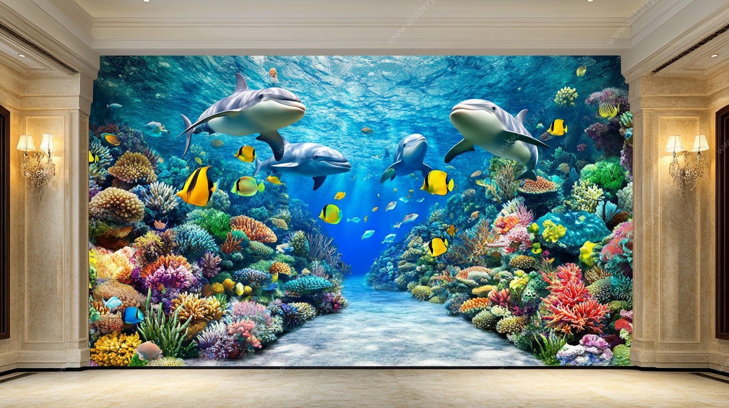 海底世界墙绘