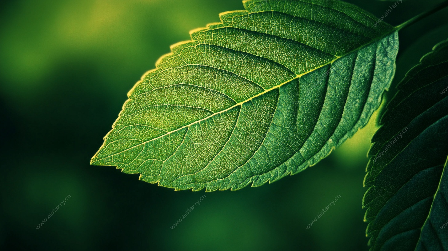 特写绿叶 清新自然质感