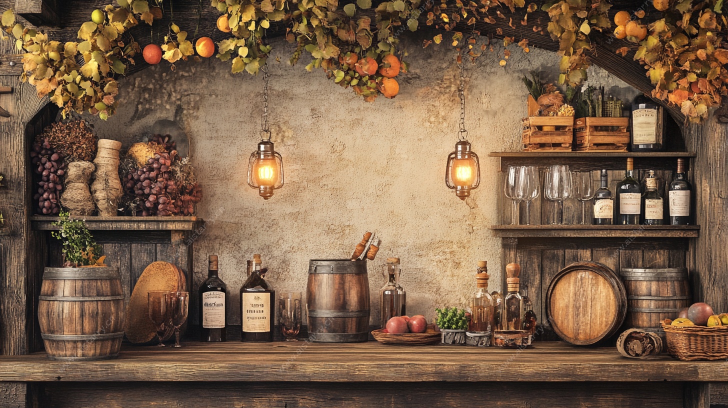 复古酒窖风情展示