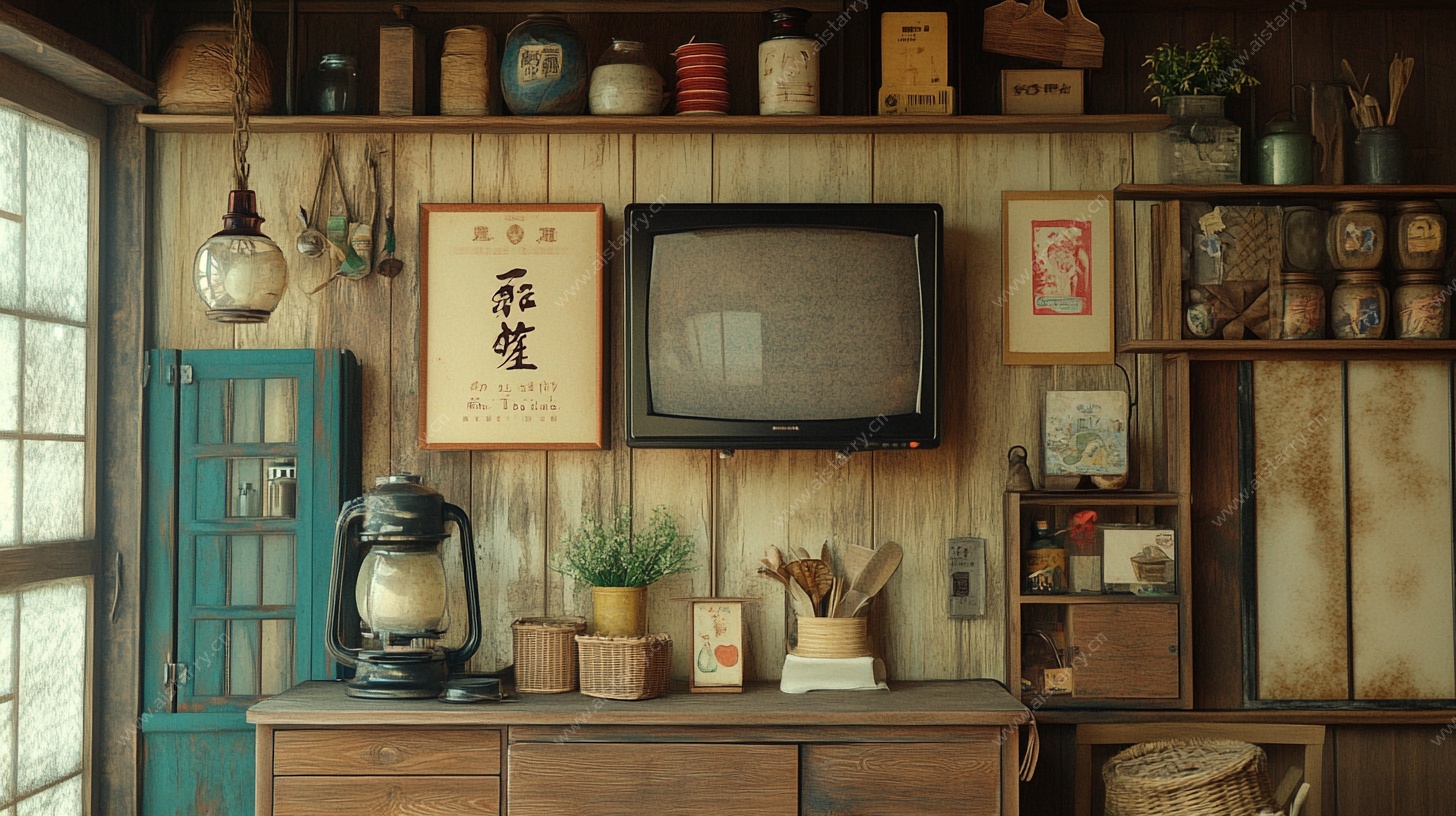 复古风日式家居一角