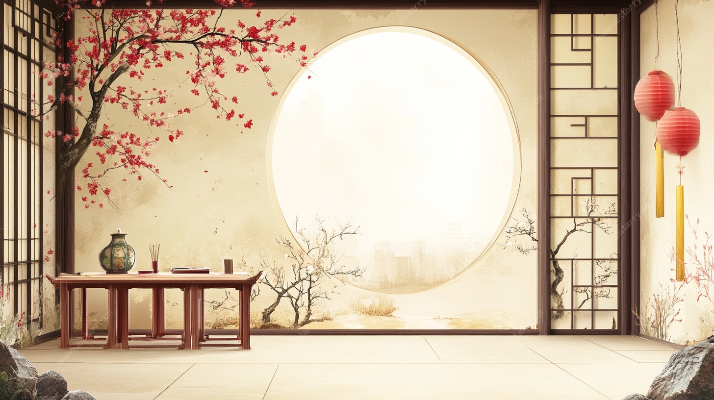 中式禅意茶室意境空间