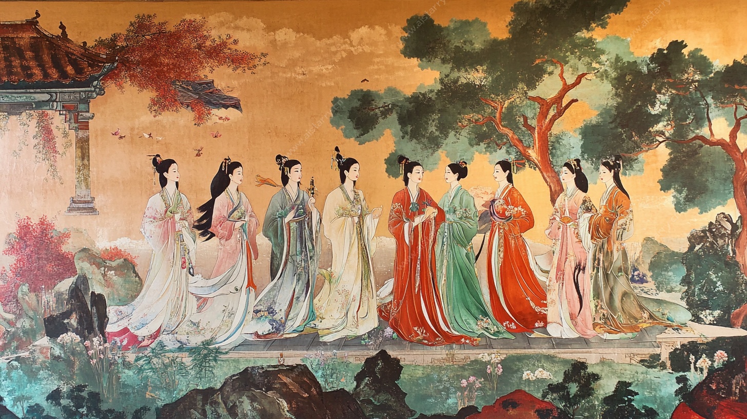 唐代仕女图