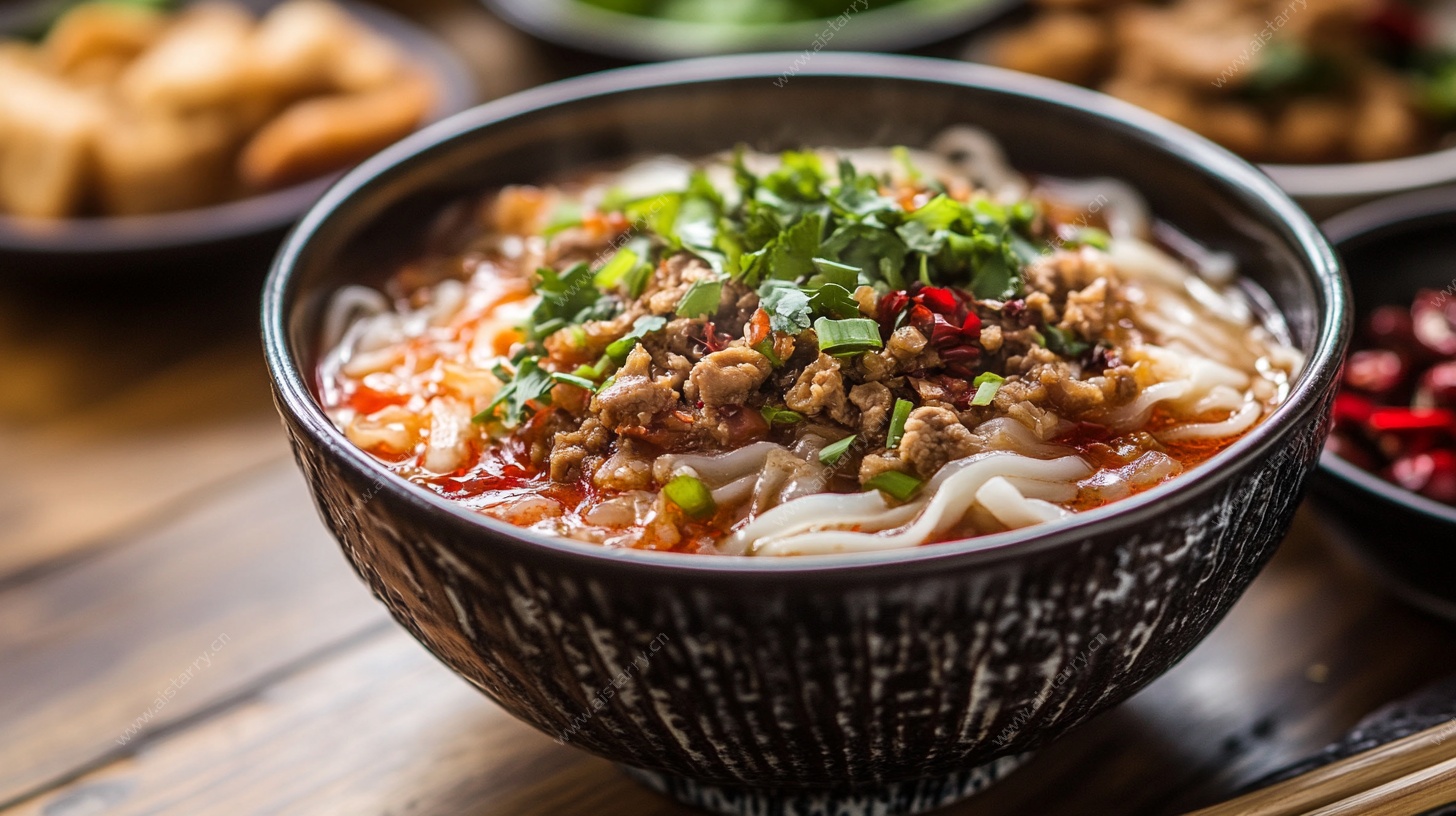 美味肉末米线诱人呈现