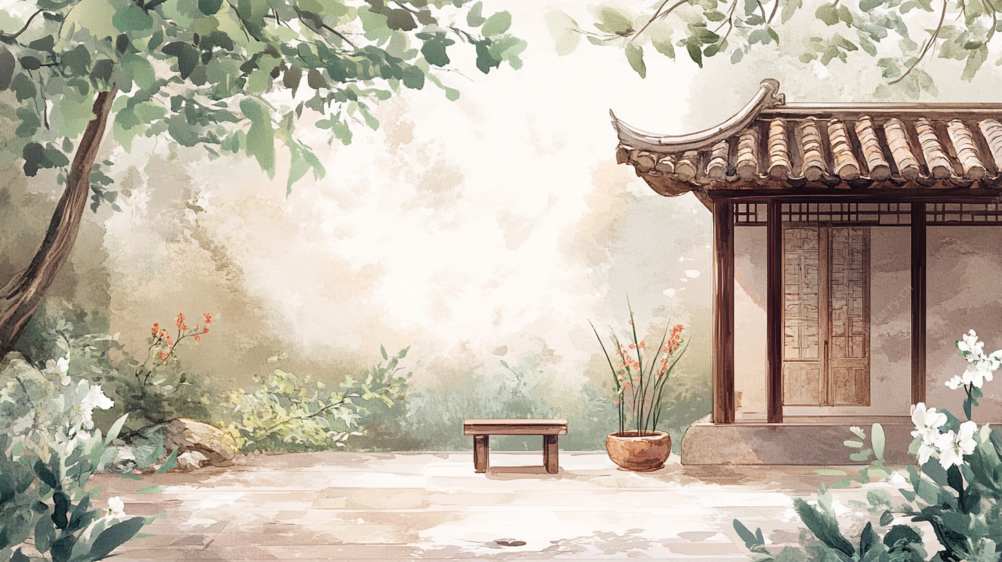 中式庭院幽景