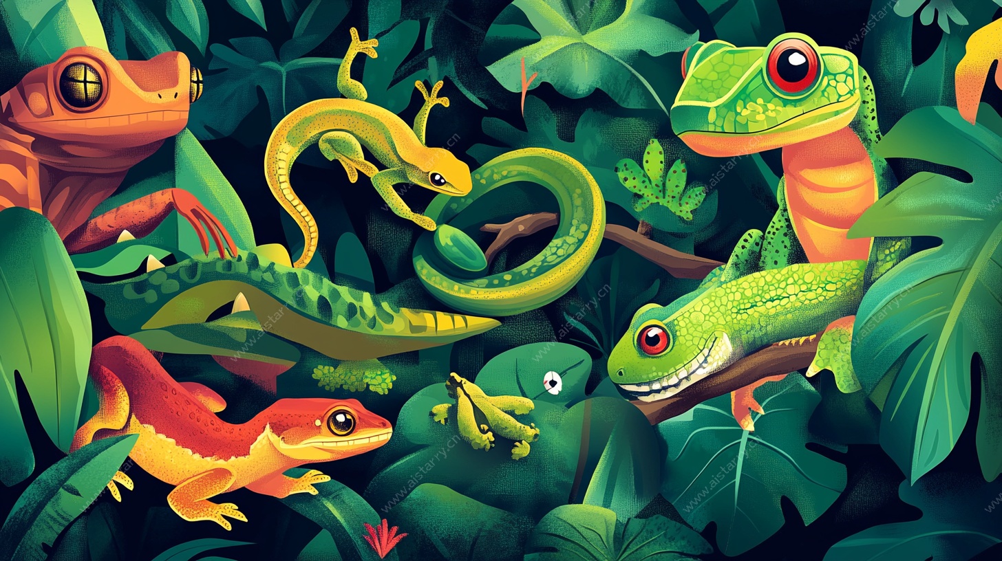 丛林蜥蜴聚会