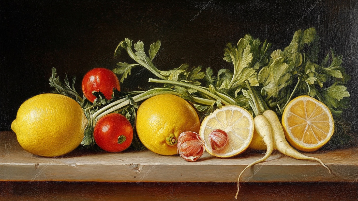 静物蔬果油画