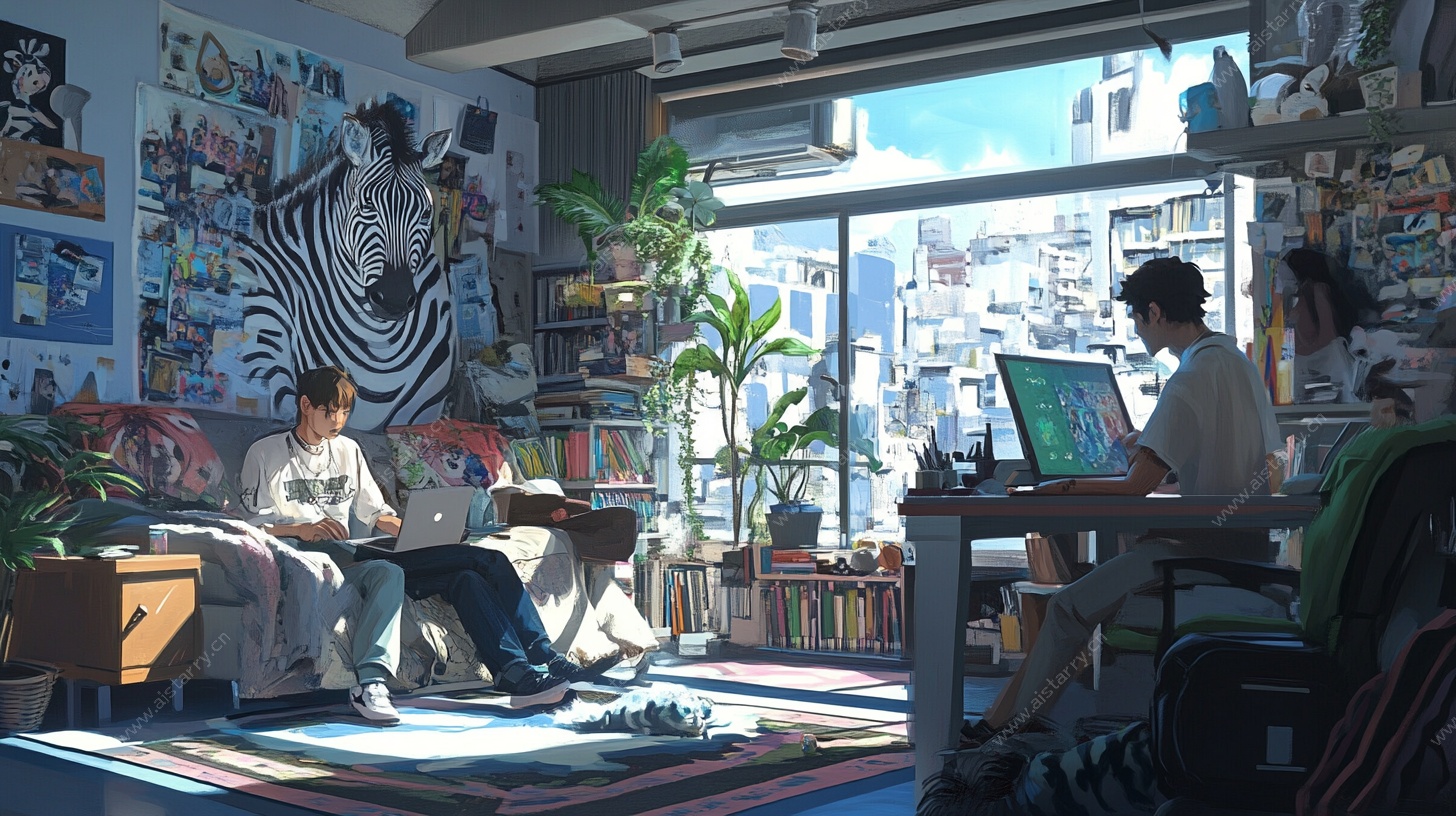 阳光工作室里的创意时刻