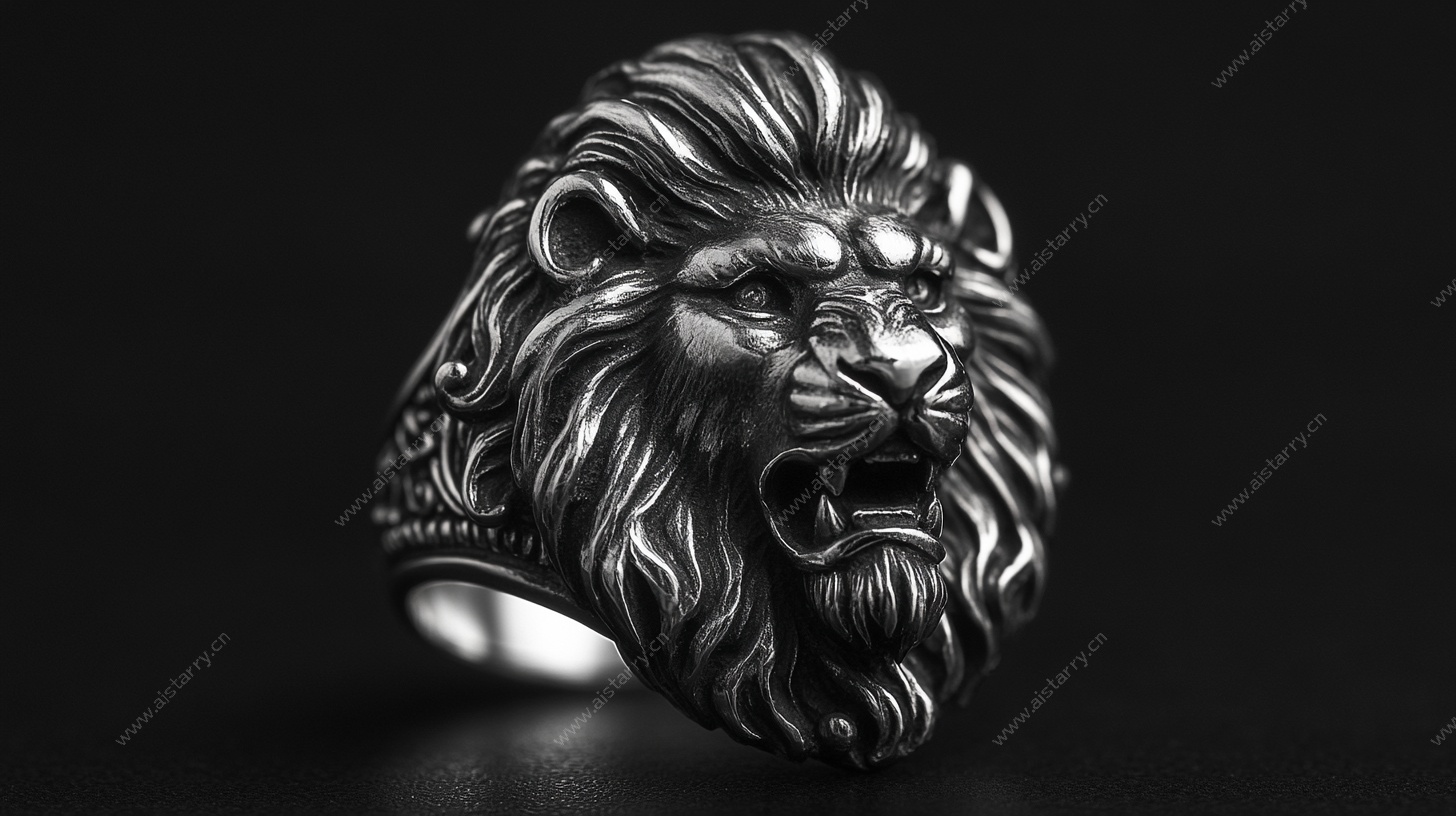 狮子造型戒指