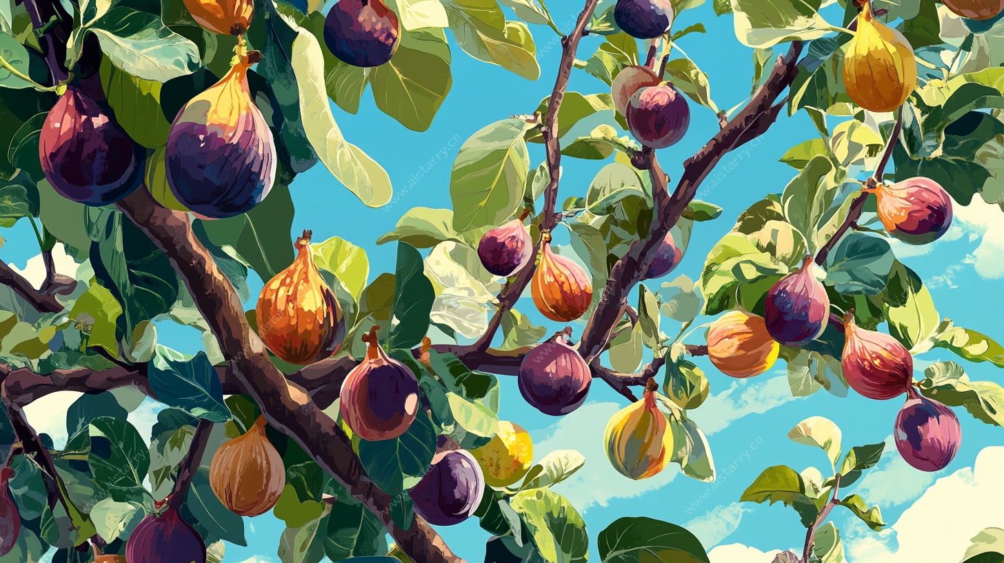 枝头累累无花果