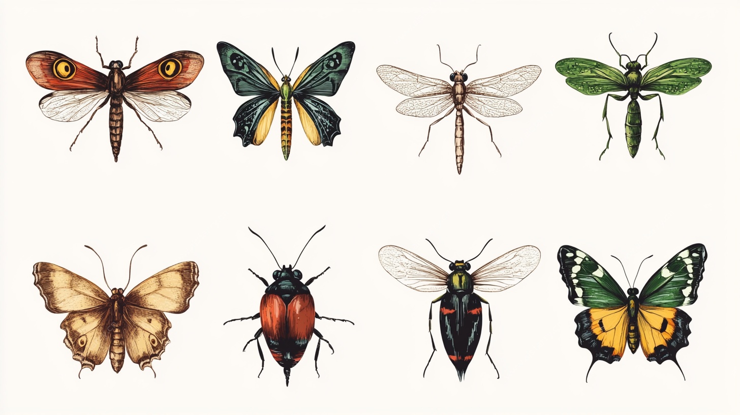 多彩昆虫插画集