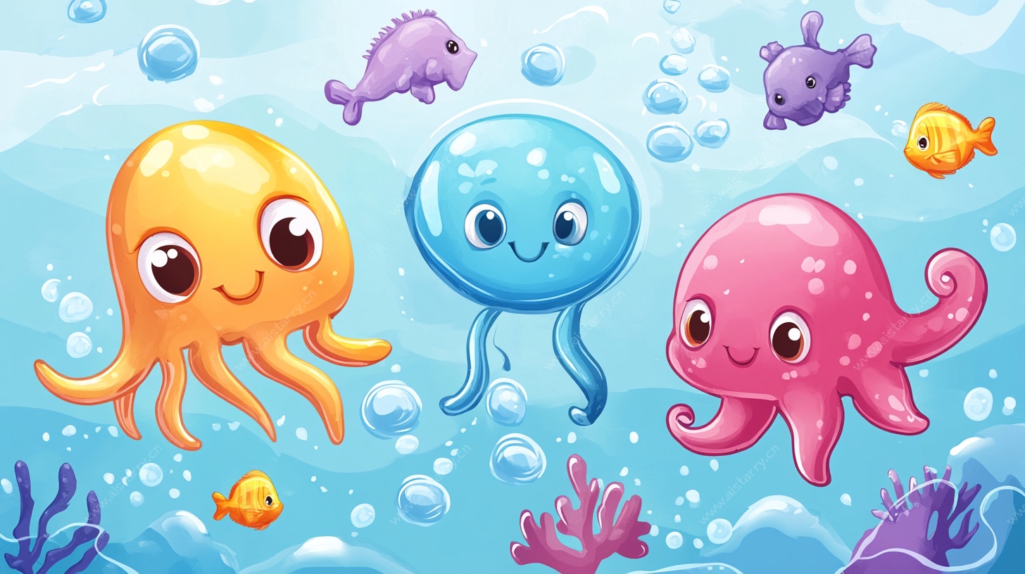 欢乐海底小章鱼