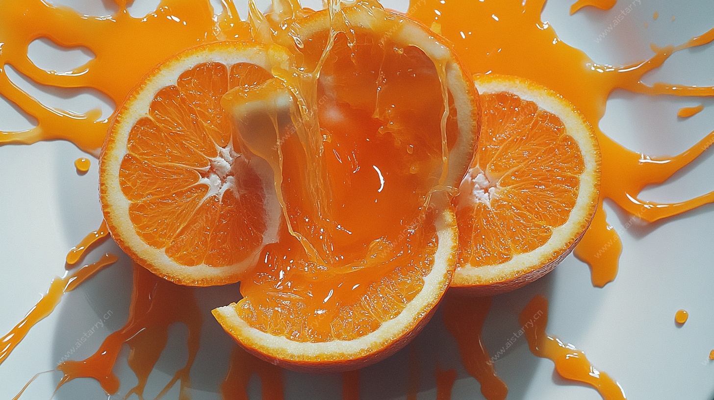 橙子爆汁瞬间