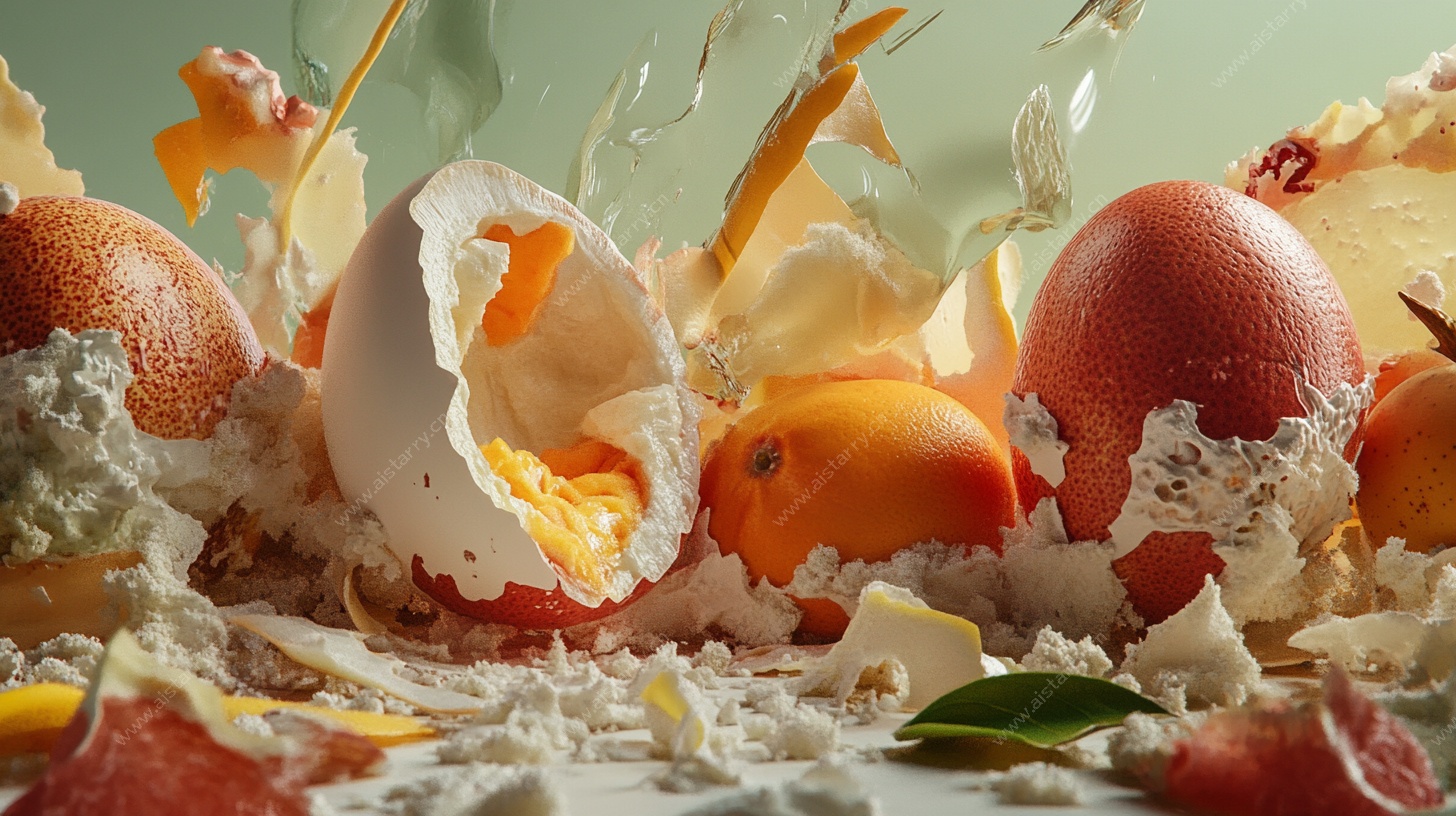 水果炸裂瞬间艺术画面